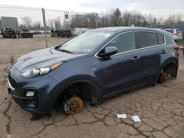 KNDPMCAC1L7661318 - 2020 KIA SPORTAGE L BLUE photo 1