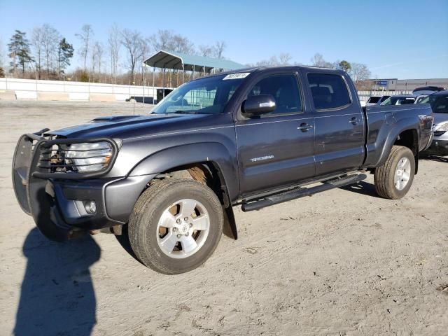 3TMKU4HN0FM042579 - 2015 TOYOTA TACOMA DOUBLE CAB PRERUNNER LONG BED GRAY photo 1