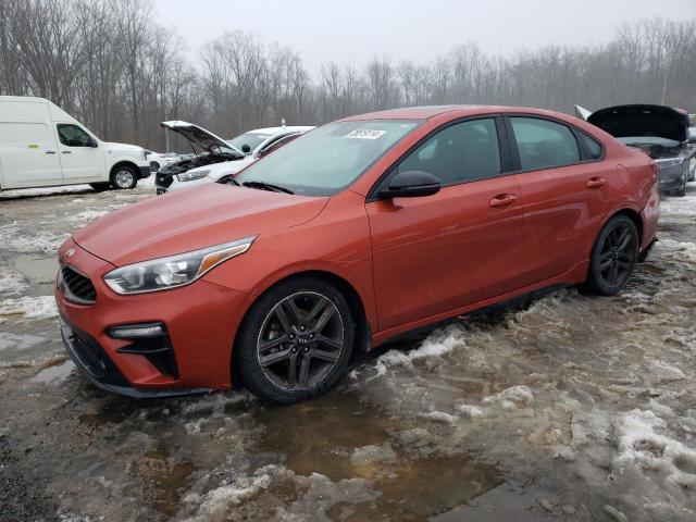 3KPF34AD3ME312854 - 2021 KIA FORTE GT LINE ORANGE photo 1