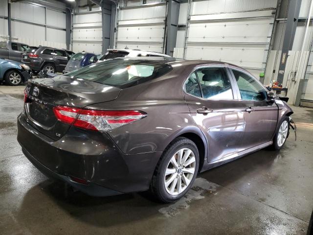 4T1B11HKXJU654012 - 2018 TOYOTA CAMRY L BROWN photo 3