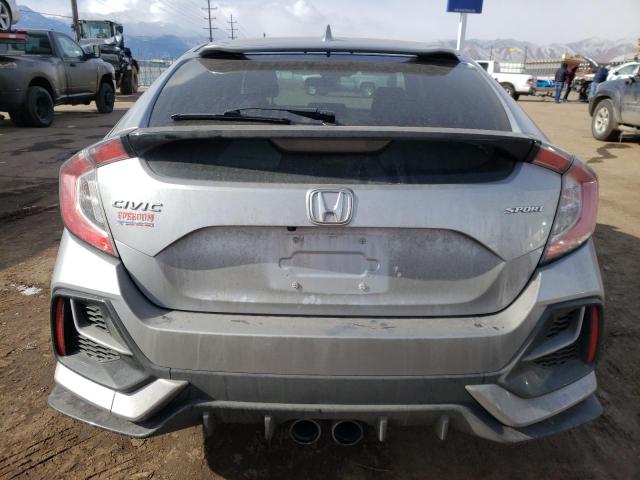 SHHFK7H44MU228710 - 2021 HONDA CIVIC SPORT SILVER photo 6