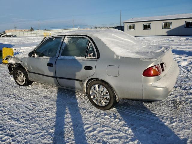 1NXBR12E4YZ405484 - 2000 TOYOTA COROLLA VE SILVER photo 2