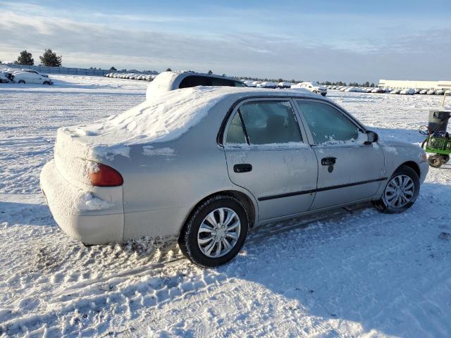 1NXBR12E4YZ405484 - 2000 TOYOTA COROLLA VE SILVER photo 3