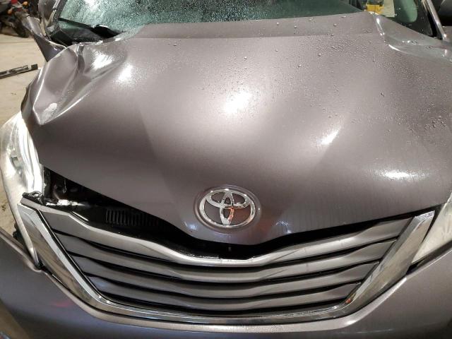 5TDDK3DCXCS034966 - 2012 TOYOTA SIENNA XLE CHARCOAL photo 12