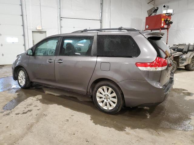 5TDDK3DCXCS034966 - 2012 TOYOTA SIENNA XLE CHARCOAL photo 2