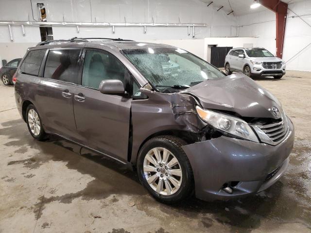 5TDDK3DCXCS034966 - 2012 TOYOTA SIENNA XLE CHARCOAL photo 4