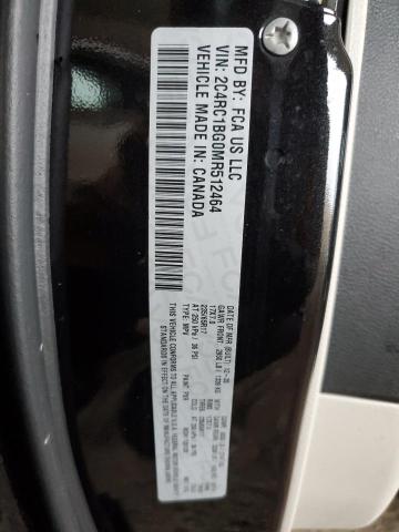 2C4RC1BG0MR512464 - 2021 CHRYSLER PACIFICA TOURING L შავი ფოტო 14