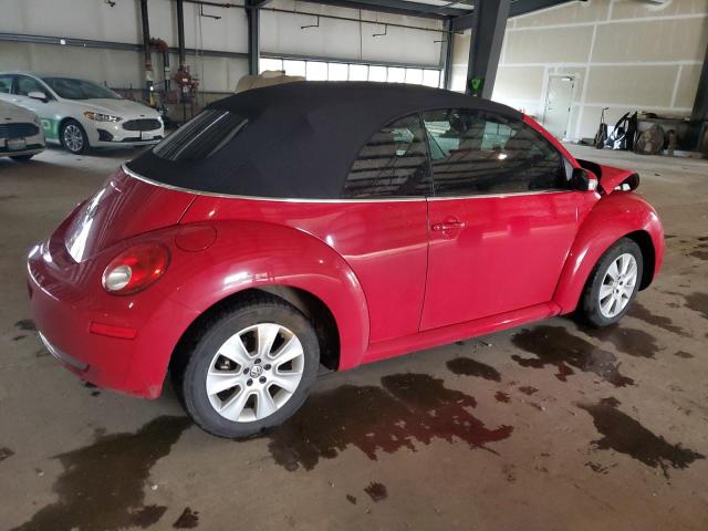 3VWPF31YX8M407896 - 2008 VOLKSWAGEN NEW BEETLE CONVERTIBLE S RED photo 3