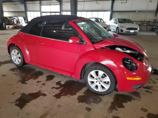 3VWPF31YX8M407896 - 2008 VOLKSWAGEN NEW BEETLE CONVERTIBLE S RED photo 4