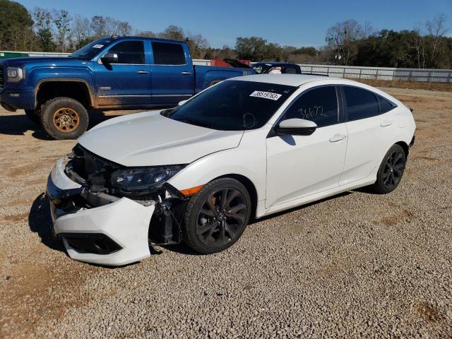 19XFC2F80LE007407 - 2020 HONDA CIVIC SPORT WHITE photo 1