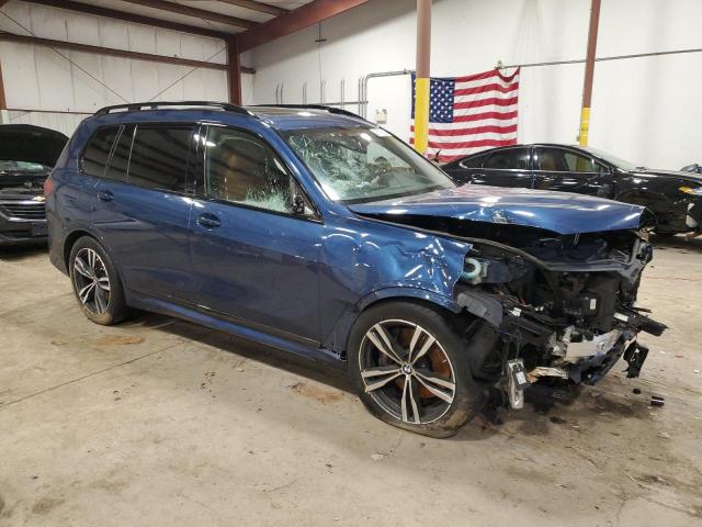 5UXCX6C08M9F92399 - 2021 BMW X7 M50I BLUE photo 4