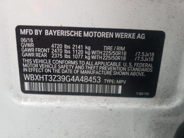 WBXHT3Z39G4A48453 - 2016 BMW X1 XDRIVE28I WHITE photo 14
