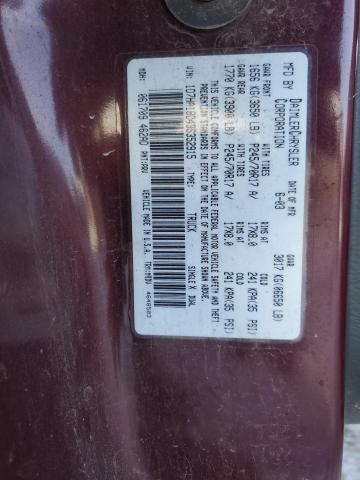 1D7HA18D43S352915 - 2003 DODGE RAM 1500 ST MAROON photo 12