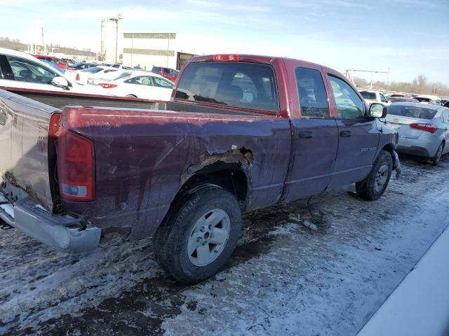 1D7HA18D43S352915 - 2003 DODGE RAM 1500 ST MAROON photo 3