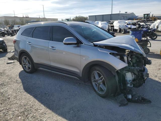 KM8SR4HF0HU210774 - 2017 HYUNDAI SANTA FE SE ULTIMATE SILVER photo 4