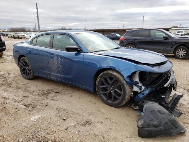 2C3CDXBG2LH138339 - 2020 DODGE CHARGER SXT BLUE photo 4