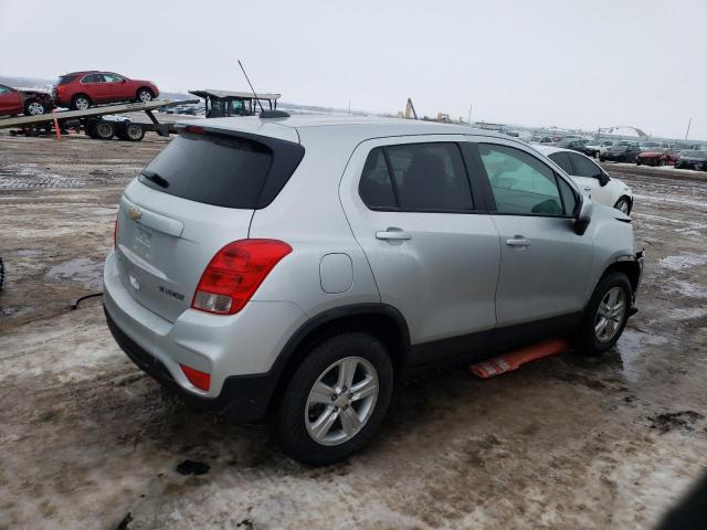 KL7CJNSM2NB545603 - 2022 CHEVROLET TRAX LS SILVER photo 3