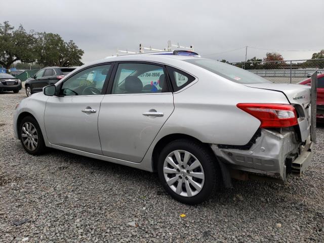 3N1AB7AP6HY361742 - 2017 NISSAN SENTRA S SILVER photo 2