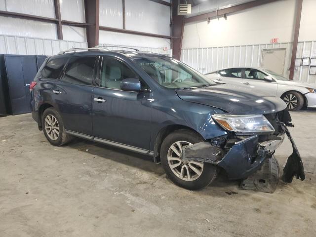 5N1AR2MN2FC705946 - 2015 NISSAN PATHFINDER S BLUE photo 4