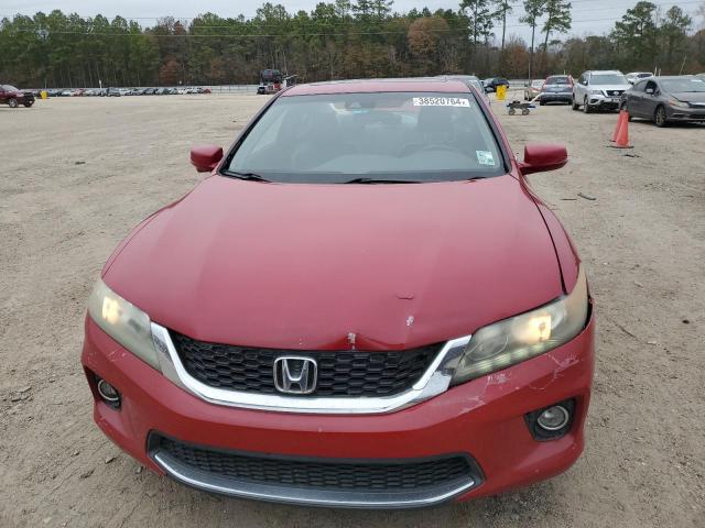 1HGCT2B8XDA007428 - 2013 HONDA ACCORD EXL RED photo 5