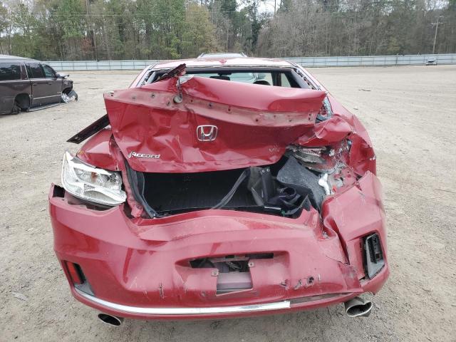 1HGCT2B8XDA007428 - 2013 HONDA ACCORD EXL RED photo 6