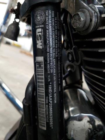 1HD1AAP20MB639261 - 2021 HARLEY-DAVIDSON FLH BLUE photo 10