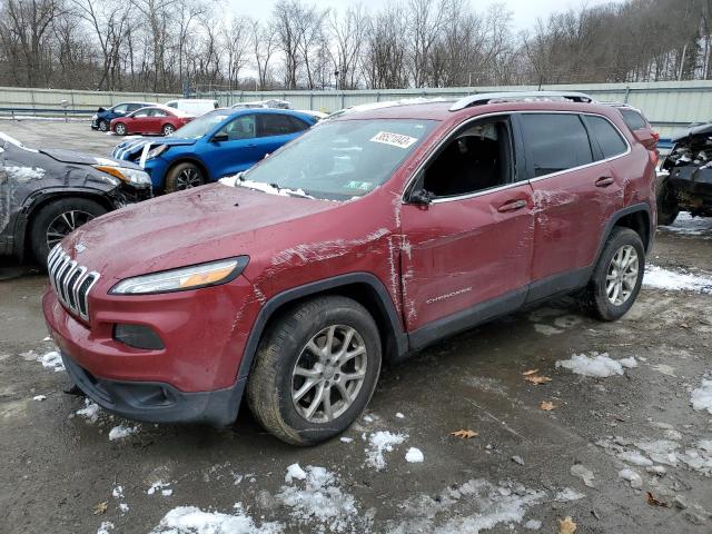 1C4PJMCB7GW299803 - 2016 JEEP CHEROKEE LATITUDE BURGUNDY photo 1