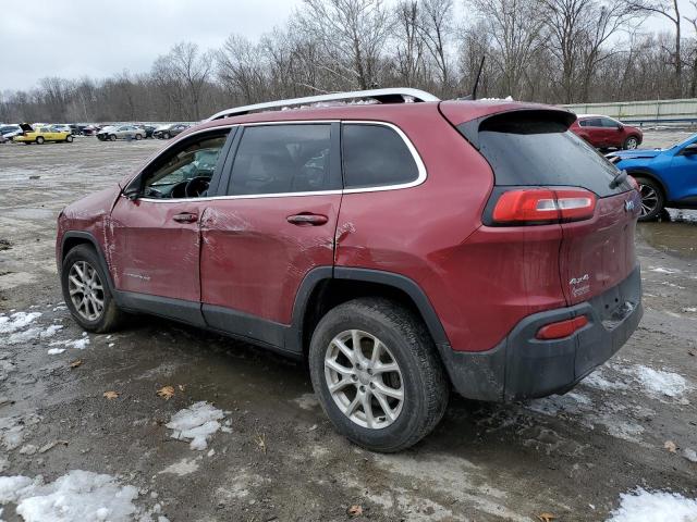 1C4PJMCB7GW299803 - 2016 JEEP CHEROKEE LATITUDE BURGUNDY photo 2