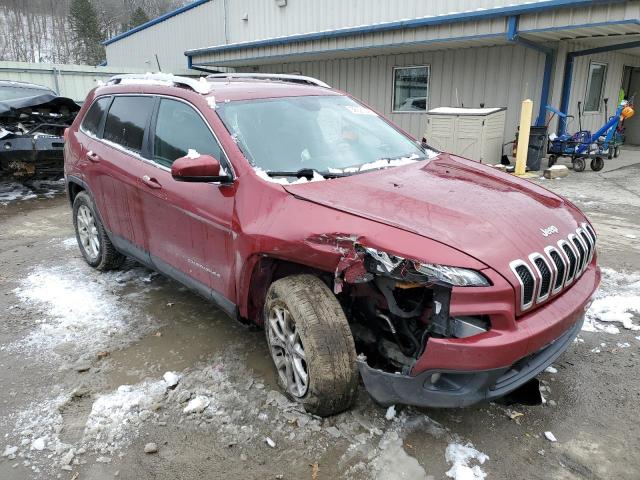 1C4PJMCB7GW299803 - 2016 JEEP CHEROKEE LATITUDE BURGUNDY photo 4