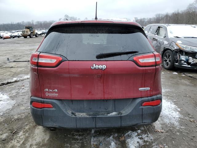 1C4PJMCB7GW299803 - 2016 JEEP CHEROKEE LATITUDE BURGUNDY photo 6