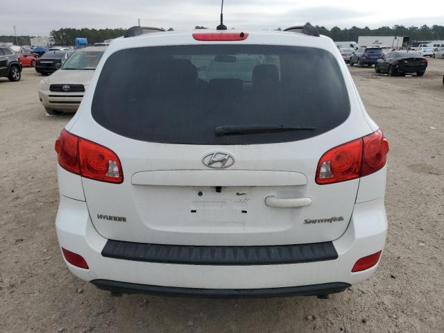 5NMSG13D89H325548 - 2009 HYUNDAI SANTA FE GLS WHITE photo 6