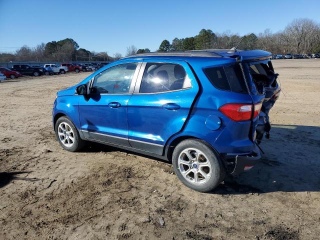 MAJ3S2GE6KC298646 - 2019 FORD ECOSPORT SE BLUE photo 2
