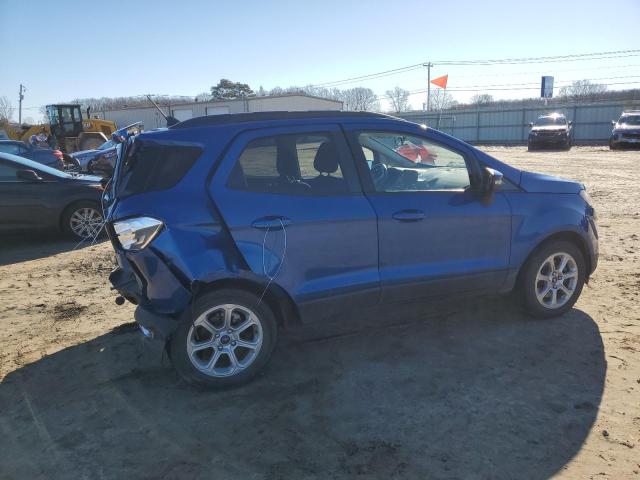 MAJ3S2GE6KC298646 - 2019 FORD ECOSPORT SE BLUE photo 3