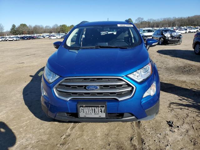 MAJ3S2GE6KC298646 - 2019 FORD ECOSPORT SE BLUE photo 5