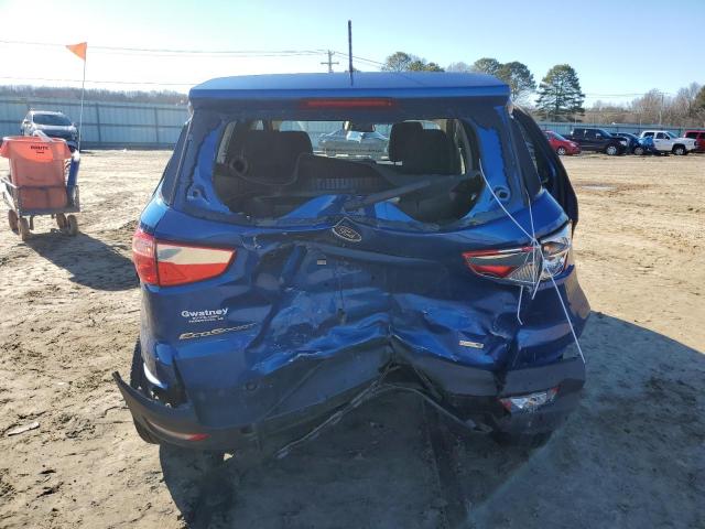 MAJ3S2GE6KC298646 - 2019 FORD ECOSPORT SE BLUE photo 6