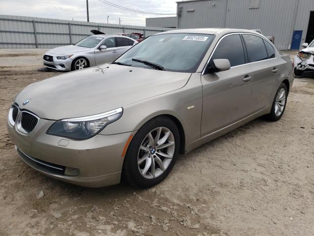 WBANW53568CT50586 - 2008 BMW 550 I BEIGE photo 1