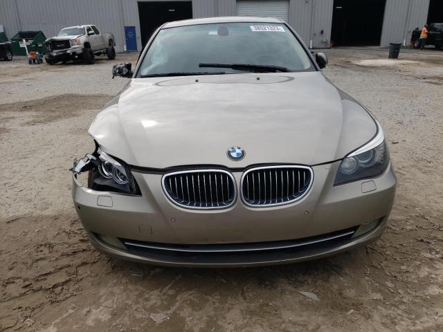 WBANW53568CT50586 - 2008 BMW 550 I BEIGE photo 5