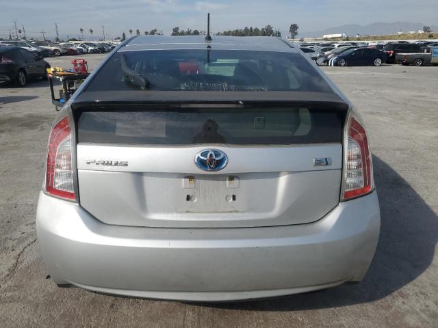 JTDKN3DU4D0355428 - 2013 TOYOTA PRIUS SILVER photo 6