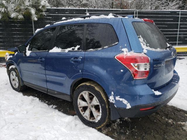 JF2SJABC1GH439286 - 2016 SUBARU FORESTER 2.5I BLUE photo 2