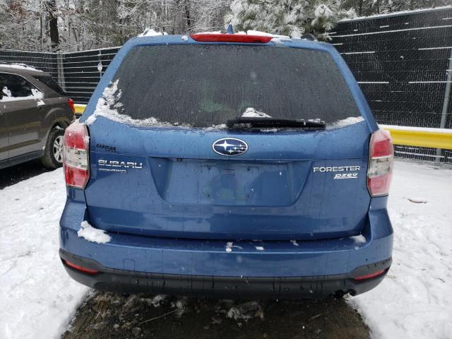 JF2SJABC1GH439286 - 2016 SUBARU FORESTER 2.5I BLUE photo 6