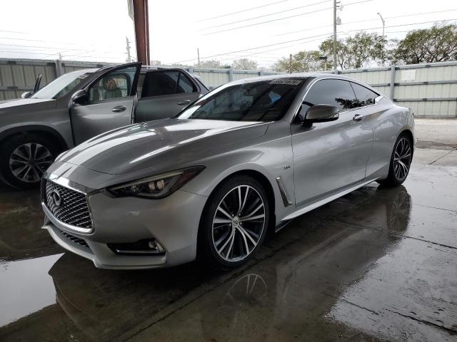 JN1EV7EK7JM341354 - 2018 INFINITI Q60 LUXE 300 SILVER photo 1