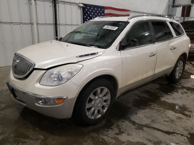 5GAKRBED1BJ259617 - 2011 BUICK ENCLAVE CXL WHITE photo 1