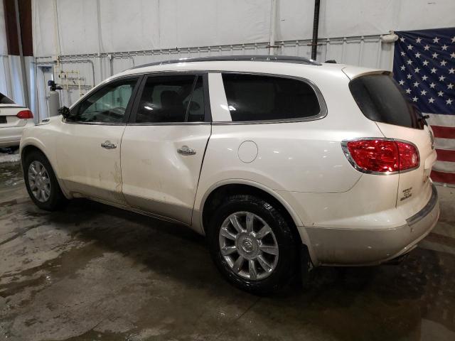 5GAKRBED1BJ259617 - 2011 BUICK ENCLAVE CXL WHITE photo 2