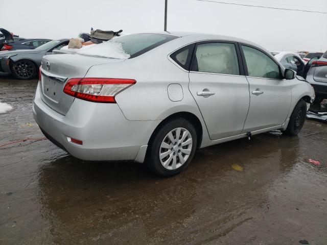 3N1AB7AP1FY371754 - 2015 NISSAN SENTRA S SILVER photo 3