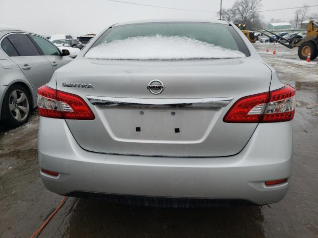 3N1AB7AP1FY371754 - 2015 NISSAN SENTRA S SILVER photo 6