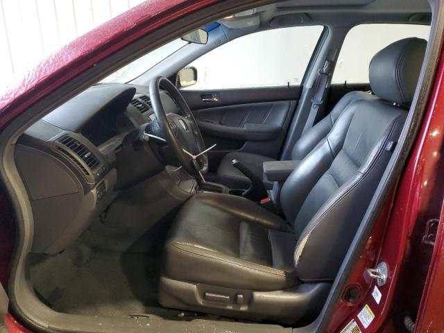 1HGCM66875A065660 - 2005 HONDA ACCORD EX BURGUNDY photo 7