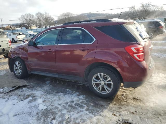 2GNALCEK7G6316141 - 2016 CHEVROLET EQUINOX LT RED photo 2