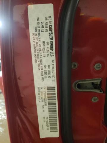 1C3CDFBA3DD104902 - 2013 DODGE DART SXT RED photo 12