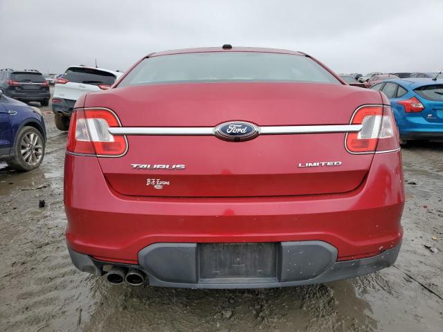 1FAHP2FW5CG108797 - 2012 FORD TAURUS LIMITED RED photo 6