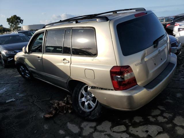 JTEGD21A640080699 - 2004 TOYOTA HIGHLANDER BEIGE photo 2